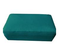 adadvo Funda Otomana Cuadrada, Rectángulo Funda De Reposapiés Almacenamiento Funda de Puff con Parte Inferior Elástica(G7,78-98x68-78x35-45)