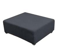 adadvo Funda Otomana Rectangular, Funda de Reposapiés de Sofá, Funda para Taburete Elástica Extraíble Protector de Puff con Parte Inferior Elástica(N2,75-85x60-70cm)