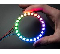 Adafruit - Anillo de 24 ledes RGB Neopixel, Controladores Integrados