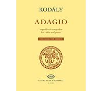 Adagio for violin and piano violon-livre +partition