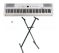 Adagio SP75WH - Piano digital 88 notas + soporte en X - Blanco mate