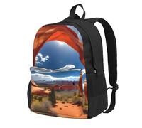 ADAhgu Arches National Park - Mochila de gran capacidad con impresión estándar, resistente al agua, para senderismo, escapadas de fin de semana al aire libre