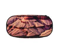 ADAhgu Beauty Grand Canyon - Estuche para lápices con impresión de escuela, estudiantes, viajes, oficina, papelería, organizador de maquillaje, Black, Talla única, Organizador de bolsas