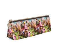 ADAhgu Candy Land Print - Estuche ligero con cremallera para guardar bolígrafos, para estudiantes escolares