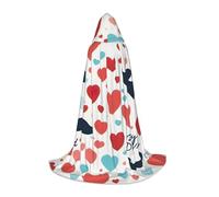 ADAhgu Capa con capucha para el Día del Padre, con estampado de amor y papá, disfraz unisex para cosplay, festivales, celebraciones, uso al aire libre