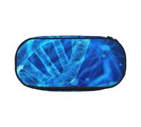 ADAhgu DNA Chain - Estuche para lápices con impresión fotográfica, para estudiantes, viajes, oficina, papelería, organizador de maquillaje, Black, Talla única, Organizador de bolsas