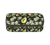 ADAhgu Estuche grande de almacenamiento con imágenes de aguacate, estuche para bolígrafos, suministros escolares, viajes, estudiantes, profesionales