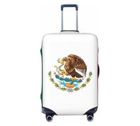ADAhgu Funda elástica universal para maleta, diseño de bandera de México, protector de equipaje para el hogar, viajes de negocios, Black, XL, Equipaje de mano