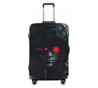 ADAhgu Hacker Era - Funda elástica universal para maleta, protector de equipaje para el hogar, viajes de negocios, Black, L, Equipaje de mano