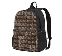 ADAhgu Mochila de gran capacidad con estampado de guitarras, resistente al agua, para senderismo, escapadas de fin de semana al aire libre