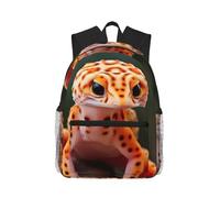 ADAhgu Mochila informal ligera y cómoda con estampado de leopardo y arena, unisex, para viajes, senderismo, uso diario, deportes