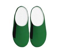 ADAhgu Pantuflas de invierno con estampado de la bandera del Sultanato de Delhi para adultos, lavables para hombres y mujeres, transpirables y acogedoras