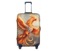 ADAhgu Phoenix - Funda protectora para maleta, lavable, con cremallera oculta, White, L