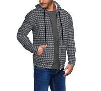 Adahgu Sudadera con capucha para hombre con estampado de faro en tormenta, con bolsillos, suave, elegante, de manga larga, informal, para uso al aire libre, Negro, XXL