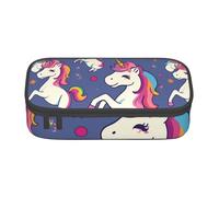 ADAhgu Unicorn Accessories - Estuche grande de almacenamiento para lápices, suministros escolares, viajes, estudiantes, profesionales