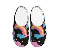 ADAhgu Unicorn Accessories - Pantuflas de TPR para adultos, lavables para hombres y mujeres, transpirables y acogedoras, zapatos de invierno