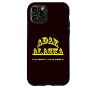 Adak Alaska USA Coordenadas Souvenir Carcasa para iPhone 11 Pro