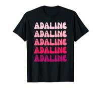 Adaline Name Design Camiseta