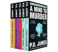 Adam Dalgliesh Series 5 Books Collection Set By P D James (A Mind to Murder, Unnatural Causes, Shroud for a Nightingale, Cover Her Face, The Black Tower)