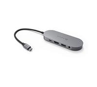 Adam Elements CASA HUB S USB-C 3.1 hub SSD 5 en 1 con 240 GB - gris