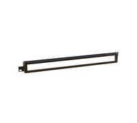 Adam Hall 19 Front Panel with Plexiglass Insert 1U