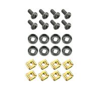 Adam Hall 19" Parts 5927 M8 AH - Bolsa de 8 tornillos M6 x 12 mm con tuercas enjauladas y arandelas
