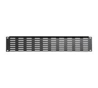 Adam Hall 19" Parts 87222 VH - Panel de Aireación en U 19" 2 U con Ranuras horizontales