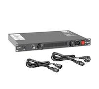 Adam Hall 19" Parts PCL 10 - Distribuidor de corriente con protección e iluminación de rack