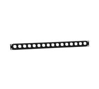Adam Hall Panel ciego en U 872225 19" 1 U 16 conectores con orificios para bridas