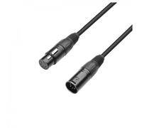 Adam Hall Cables 3 STAR DGH 0050 - Cable DMX de XLR 5 Pines macho a XLR 5 Pines hembra 0,5 m