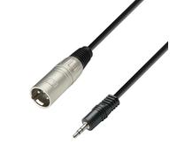 Adam Hall 3 STAR BWM 0100 - Cable simétrico XLR macho x mini jack TRS | 1 m