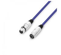 Adam Hall 3 STAR XLR Microphone Cable 50cm Blue