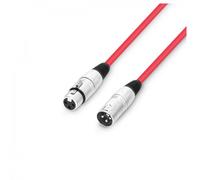 Adam Hall 3 STAR XLR Microphone Cable 50cm Red