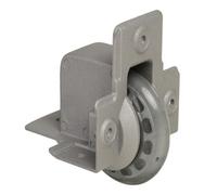 Adam Hall 37551 S - Rueda de montaje en cantos con rueda blanda (75 mm)