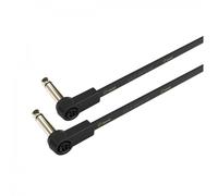 Adam Hall 4 STAR Rean Unbalanced Angled 1/4" Jack TS Patch Cable 45cm