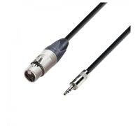 Adam Hall 5 STAR Neutrik Balanced XLR (F) to Rean TRS Minijack Cable 3m