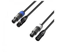 Adam Hall 5 STAR Neutrik DMX 3-Pin to powerCON Hybrid Cable 10m