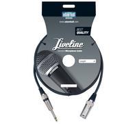 Adam Hall 6 M, conector XLR macho a conector jack de 6,3 mm mono Cable de micrófono