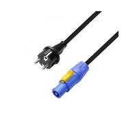 Adam Hall 8101 PCON 0500 - Cable de alimentación (CEE 7/7, 1,5 mm², 5 m)