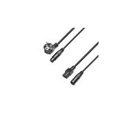 Adam Hall 8101 psax 2000 - Cable de red y Audio CEE7/7 & XLR Female a C13 & XLR Male 3 x 1, 5 mm² 20 m