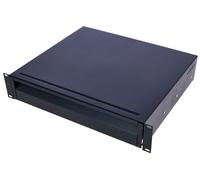 Adam Hall 19" Parts 874 E 02 A - Cajón de rack ERGO de 19" 2 U de aluminio