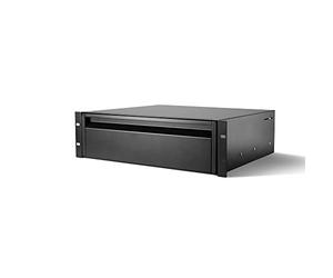 Adam Hall 874E03A - Cajón para rack (3 unidades) | negro; 3 U, 19 pulgadas, aluminio