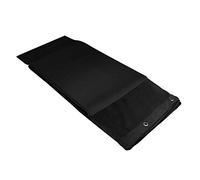 Adam Hall Accessories 0151 X 66 - Tela decorativa B1 con ojales niquelados y dobladillo 6×6 m, color negro