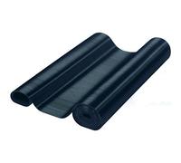 Adam Hall Accessories 85970 - Alfombra estriada negra 0,7 m x 10 m