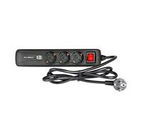 Adam Hall Accessories 8747 S 3 USB - Base de enchufes de 3 tomas con interruptor y 2 salidas USB para recarga