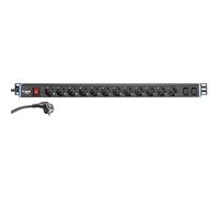 Adam Hall Accessories 874714 - Base de Enchufes 12 Tomas
