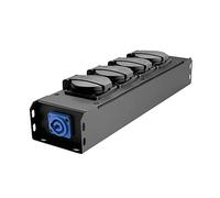 Adam Hall Accessories PRO PORT 4 - Base de enchufes de 4 tomas