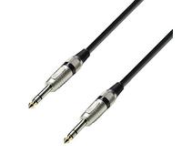 Adam Hall Cables 3 STAR BVV 0090 - Cable de Audio de Jack 6,3 mm estéreo a Jack 6,3 mm estéreo 0,9 m