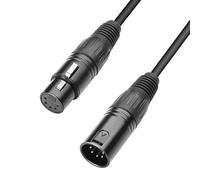 Adam Hall Cables 3 STAR DGH 2000 - Cable DMX de XLR 5 Pines macho a XLR 5 Pines hembra 20 m