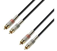 Adam Hall Cables 3 STAR TCC 0300 - Cable de Audio de 2 RCA macho a 2 RCA macho 3 m